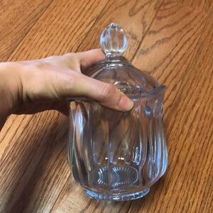 Vintage crystal candy dish